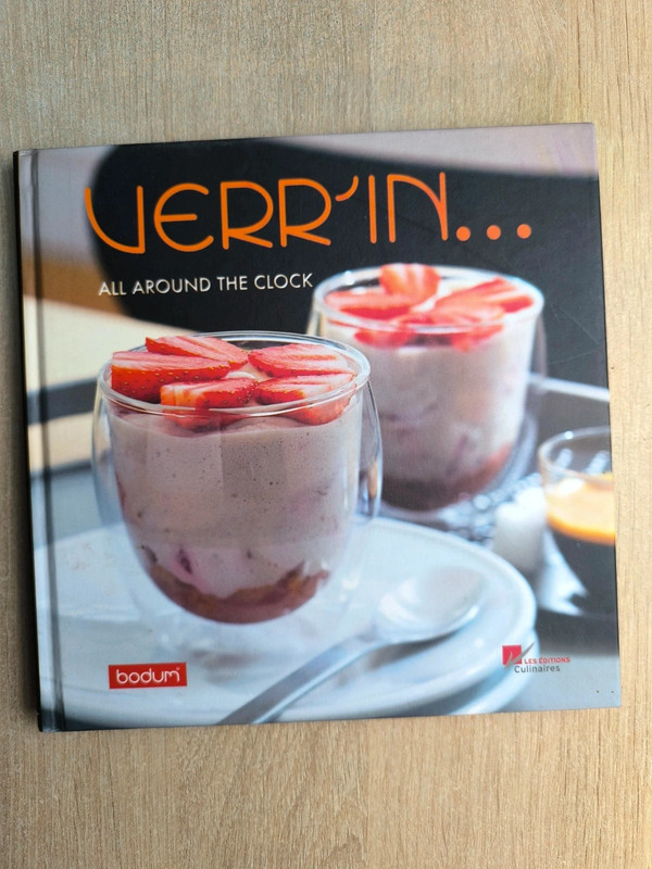 Livre de cuisine verrin , pour faire de délicieuses verrines