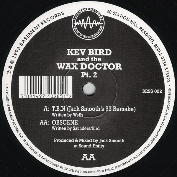 Kev Bird And The Wax Doctor* - Pt. 2 (12") (Very Good Plus (VG+)) - 4214997930