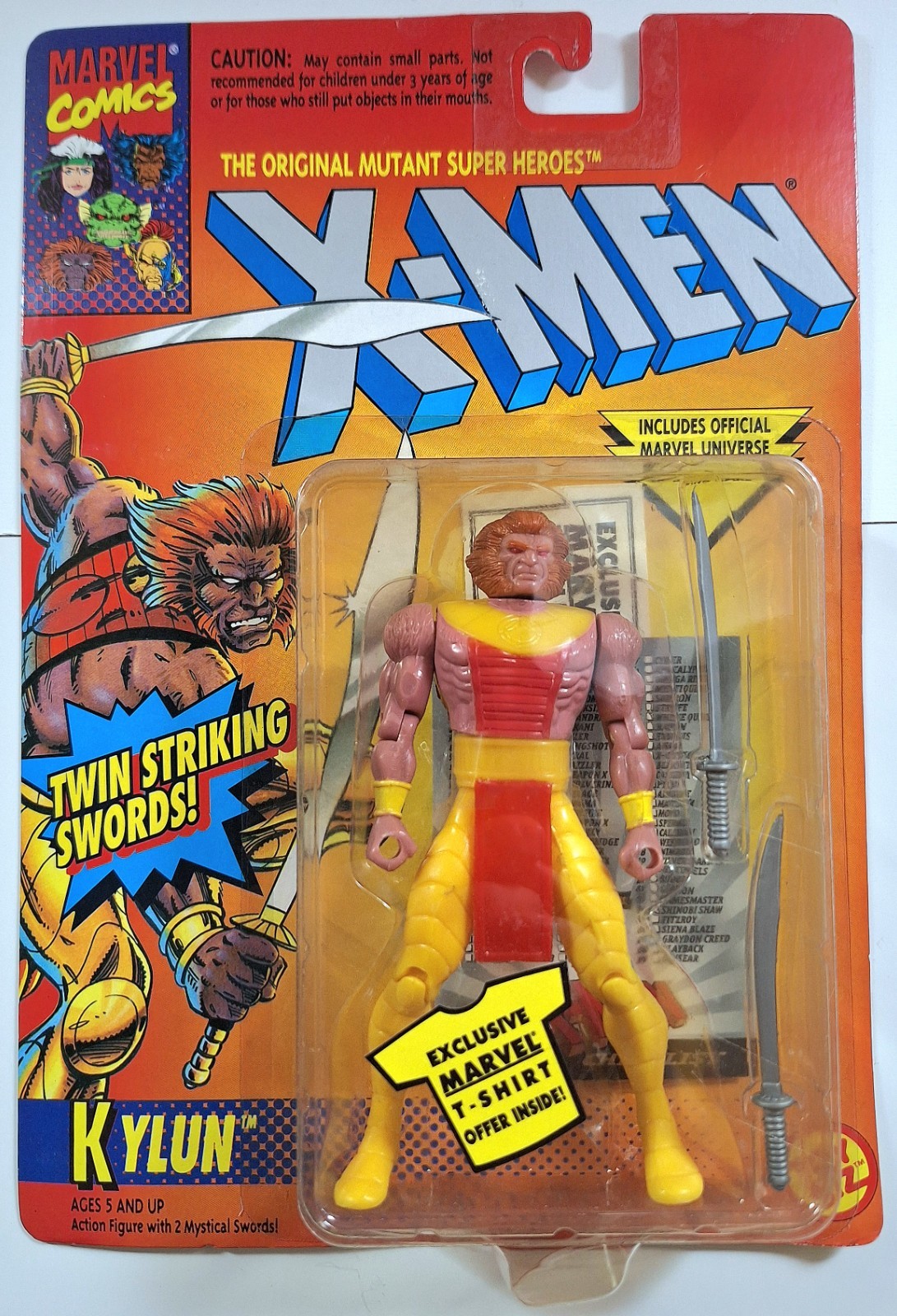Toy Biz Marvel X-Men Kylun Action Figure W/Sword Vintage 1994 MOC