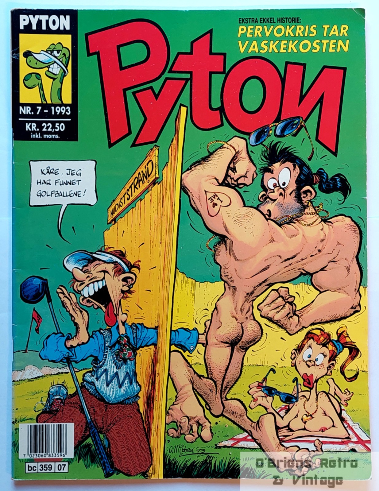 Pyton n. 7 (1993) - Birger-Egil & strandtyper - Fumetto norvegese