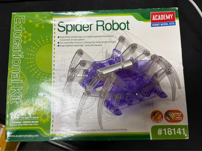 Academy hobby model kit spider robot