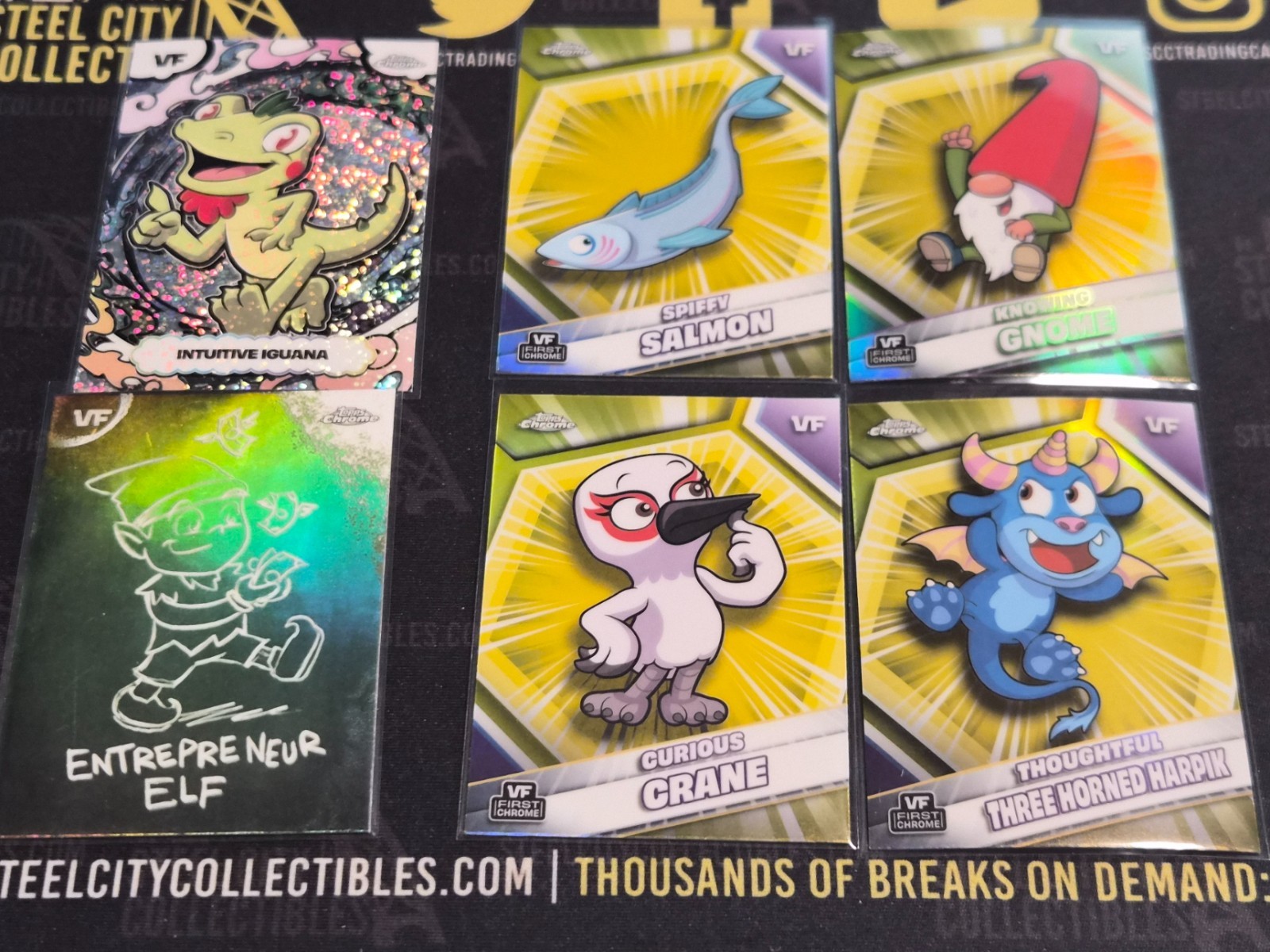 Inserti rifrattore/macchia/giallo Topps Chrome VeeFriends 2026