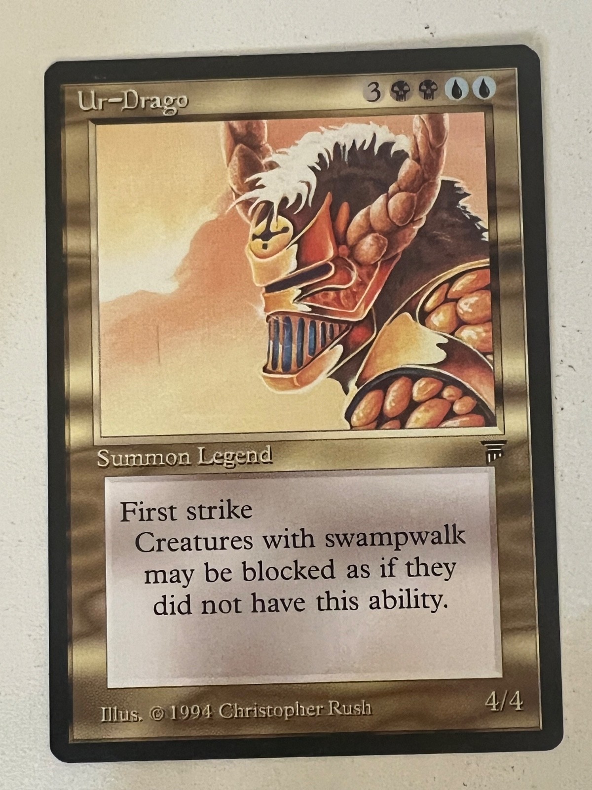 Magic the Gathering MTG Legends Ur-Drago NM-  (Beta Bob)