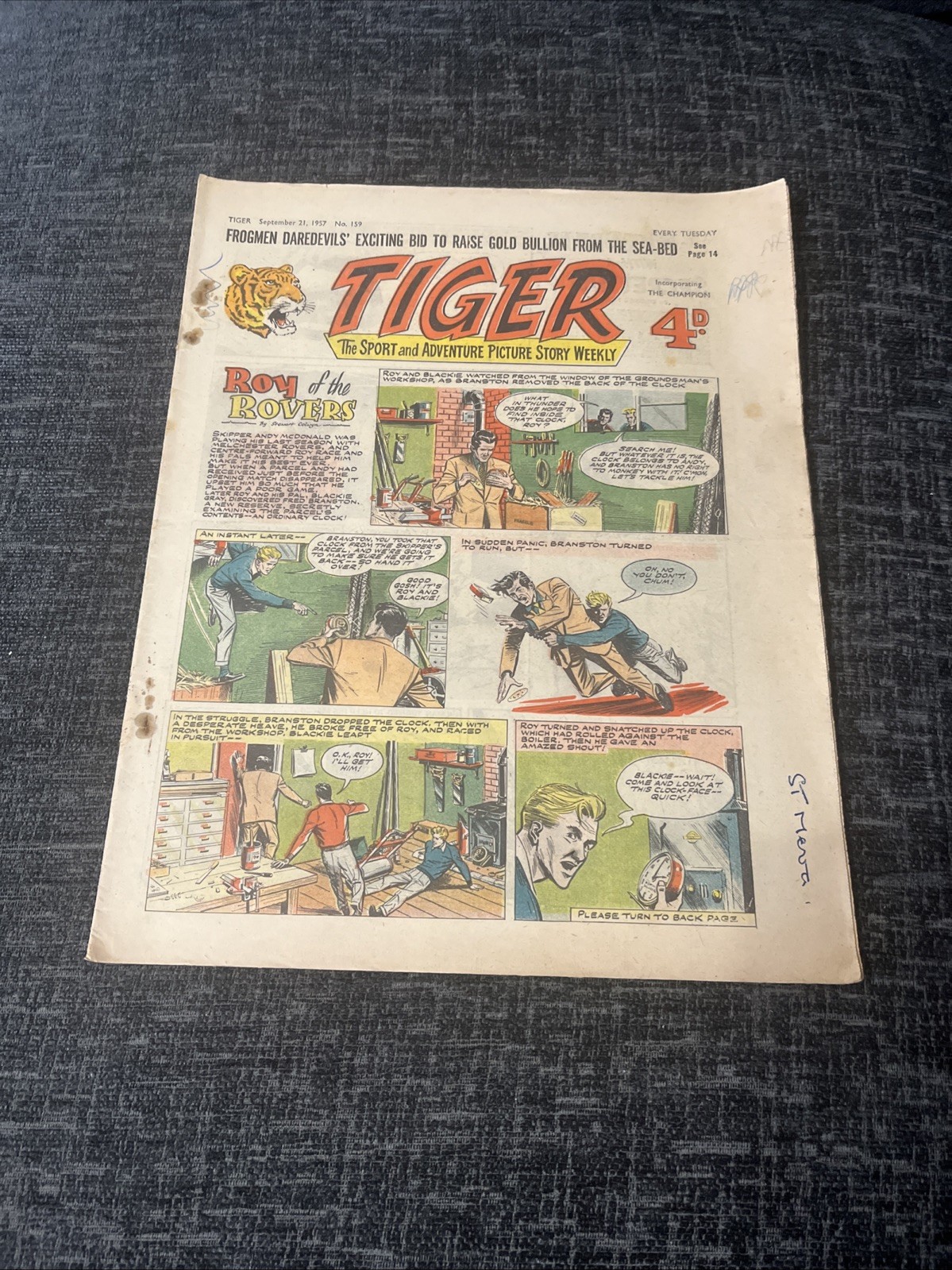 Tiger Comic - #159 - 21 September 1957