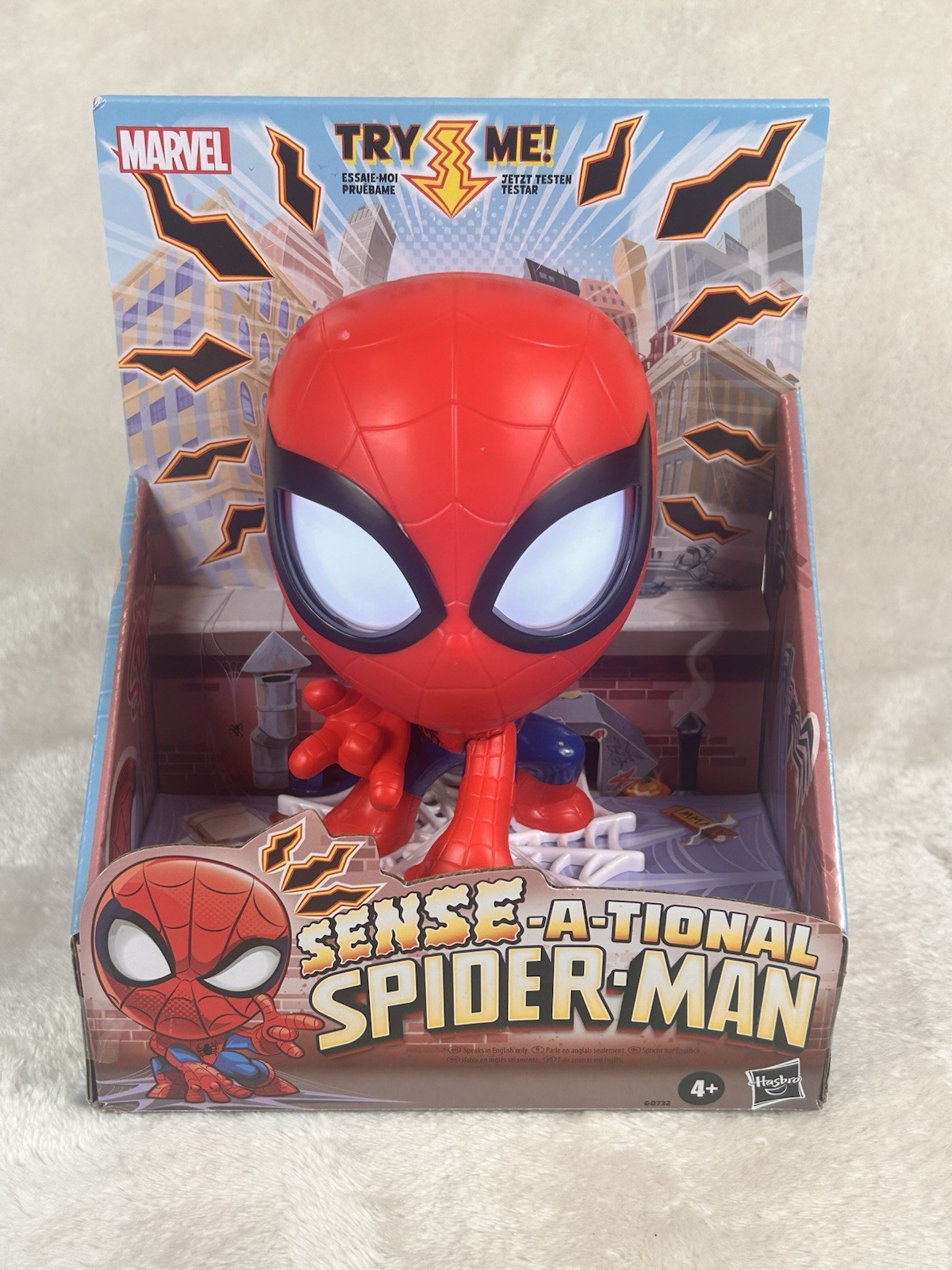 Hasbro Marvel Spider-Man Modellino Elettronico "Sense-A-Tional" 40 Frasi