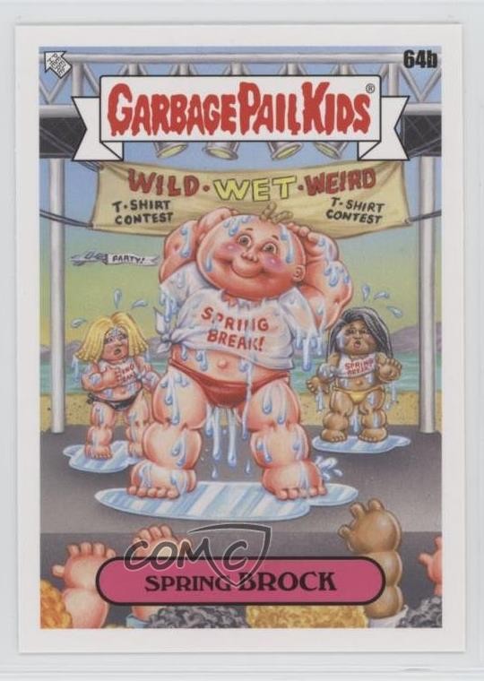 2023 Topps Garbage Pail Kids Go on Vacation Spring Brock #64b 0y59