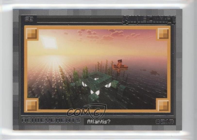 2025 Panini Minecraft Edizione Speciale Pietra degli Obiettivi 138/199 Atlantide? 1gh7