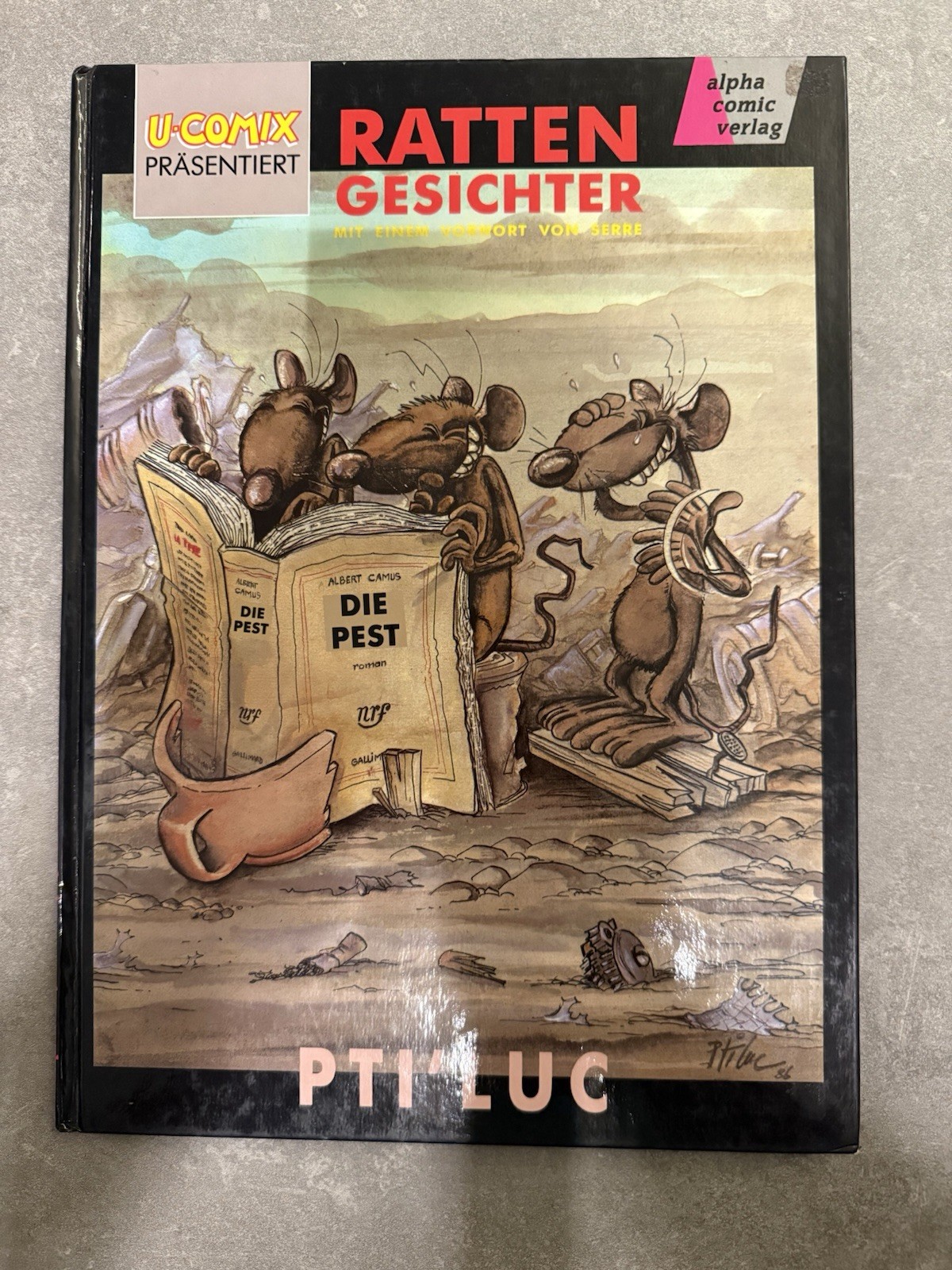 Pti'Luc - Volti di ratto - U-Comix presenta volume 52 - Alpha Comic 1991 HC