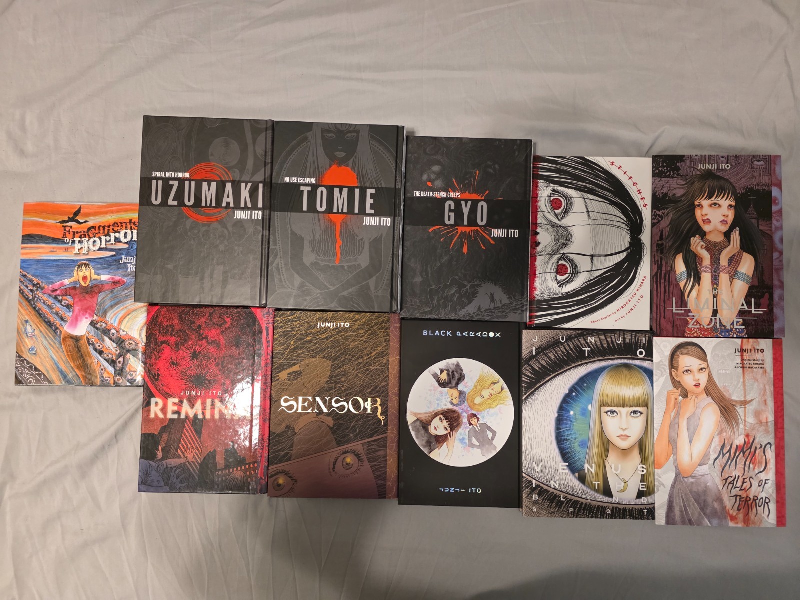 Junji Ito Manga Collezione Uzumaki Tomie Gyo Sensore Frammenti di Horror