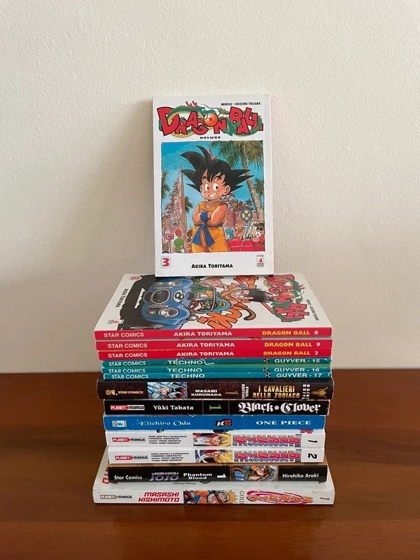 Lotto di Manga Assortito : DragonBal OnePiece Boruto