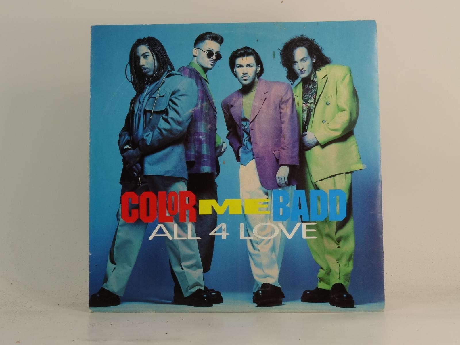 COLOR ME BADD ALL 4 LOVE (1) (78) 2 Track 7" Single including Picture Sleeve GIA
