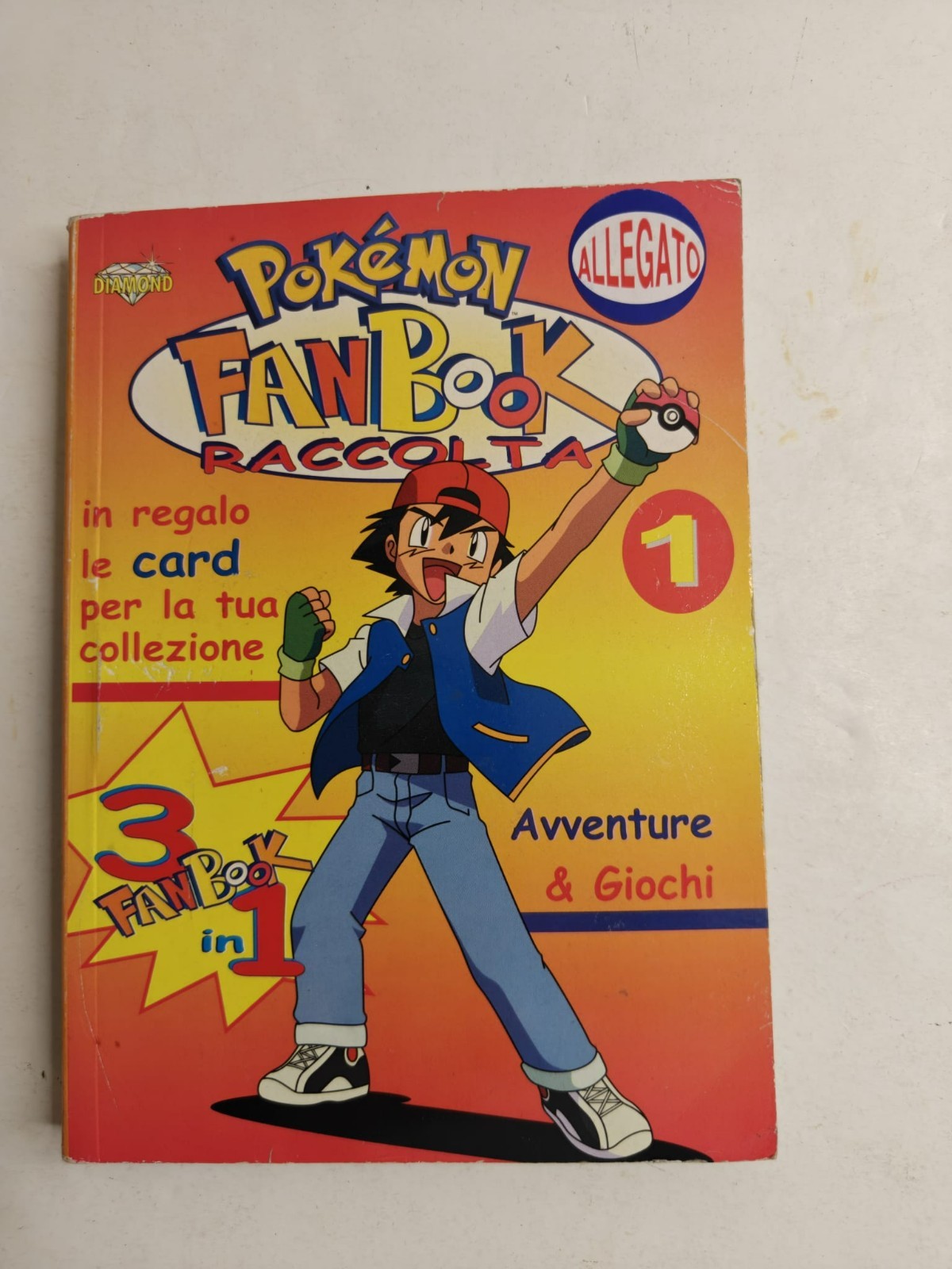 Pokemon Fanbook Raccolta 1 Diamond Publishing 2001 Vintage Card Bulbasaur Raichu