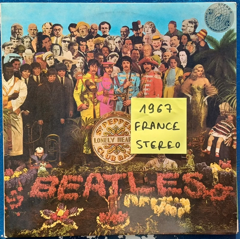 The Beatles Sgt Pepper LP Fr 1967 Stereo (VG+/VG+)
