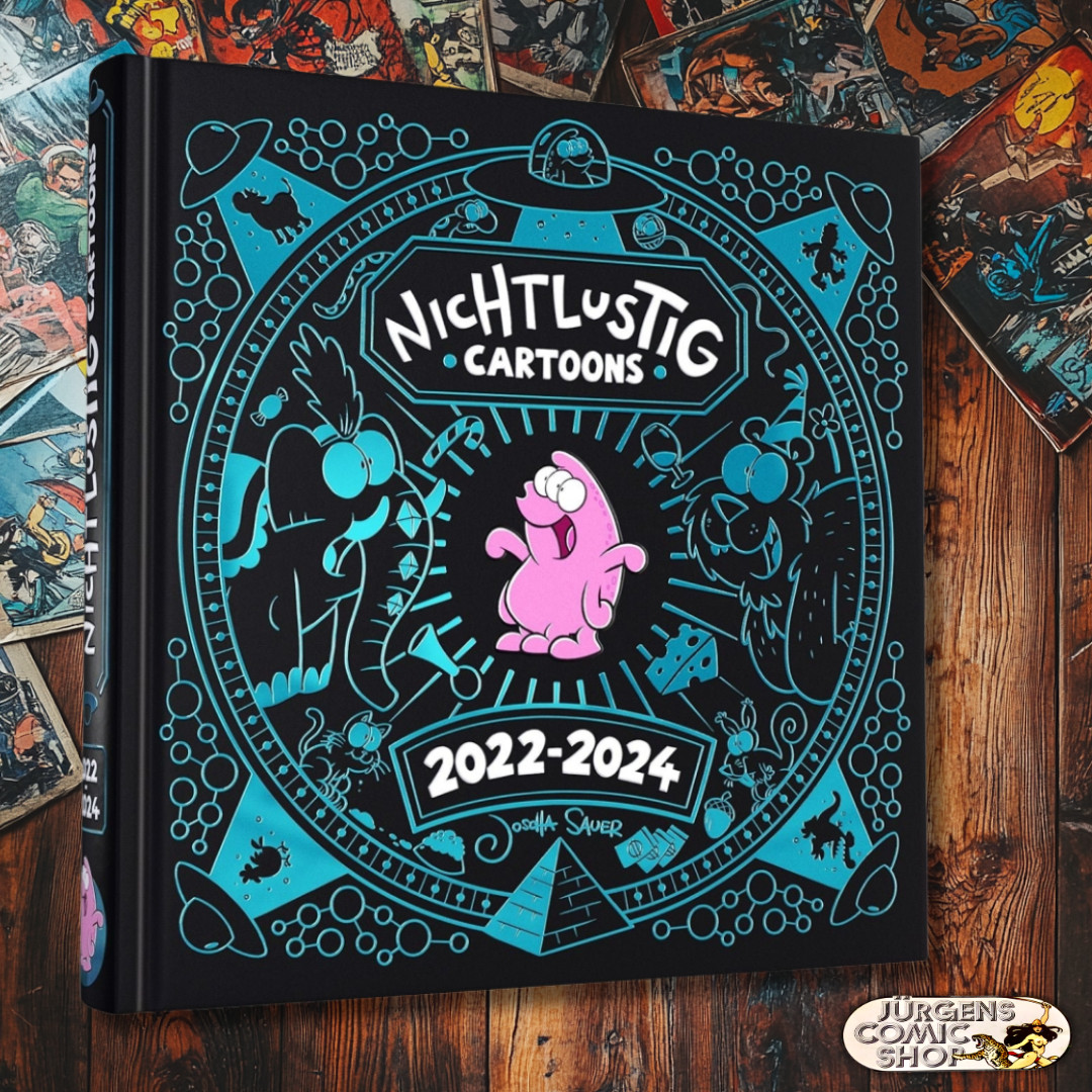 CARTONI ANIMATI NON DIVERTENTI 2022-2024 HC Joscha Sauer volume da collezione copertina rigida nuovo