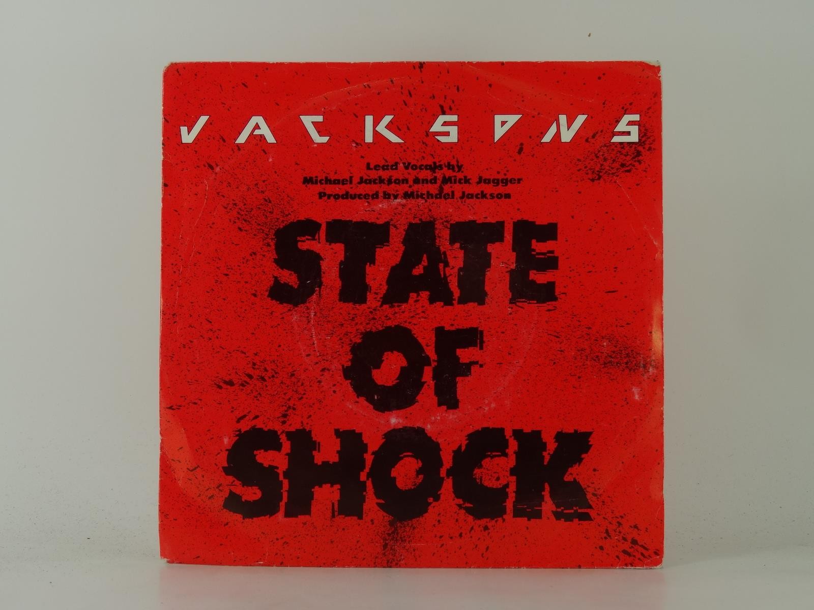 THE JACKSON 5 STATE OF SHOCK (31) 2 Track 7" Single plus Picture Sleeve EPIC REC