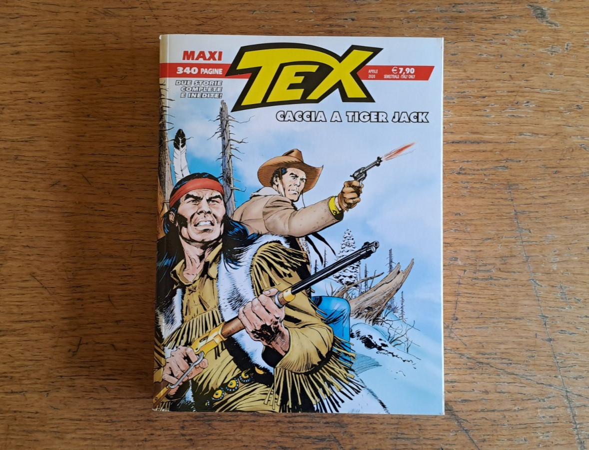 Maxi Tex n.26: "Caccia a Tiger Jack", Sergio Bonelli Editore, aprile 2020