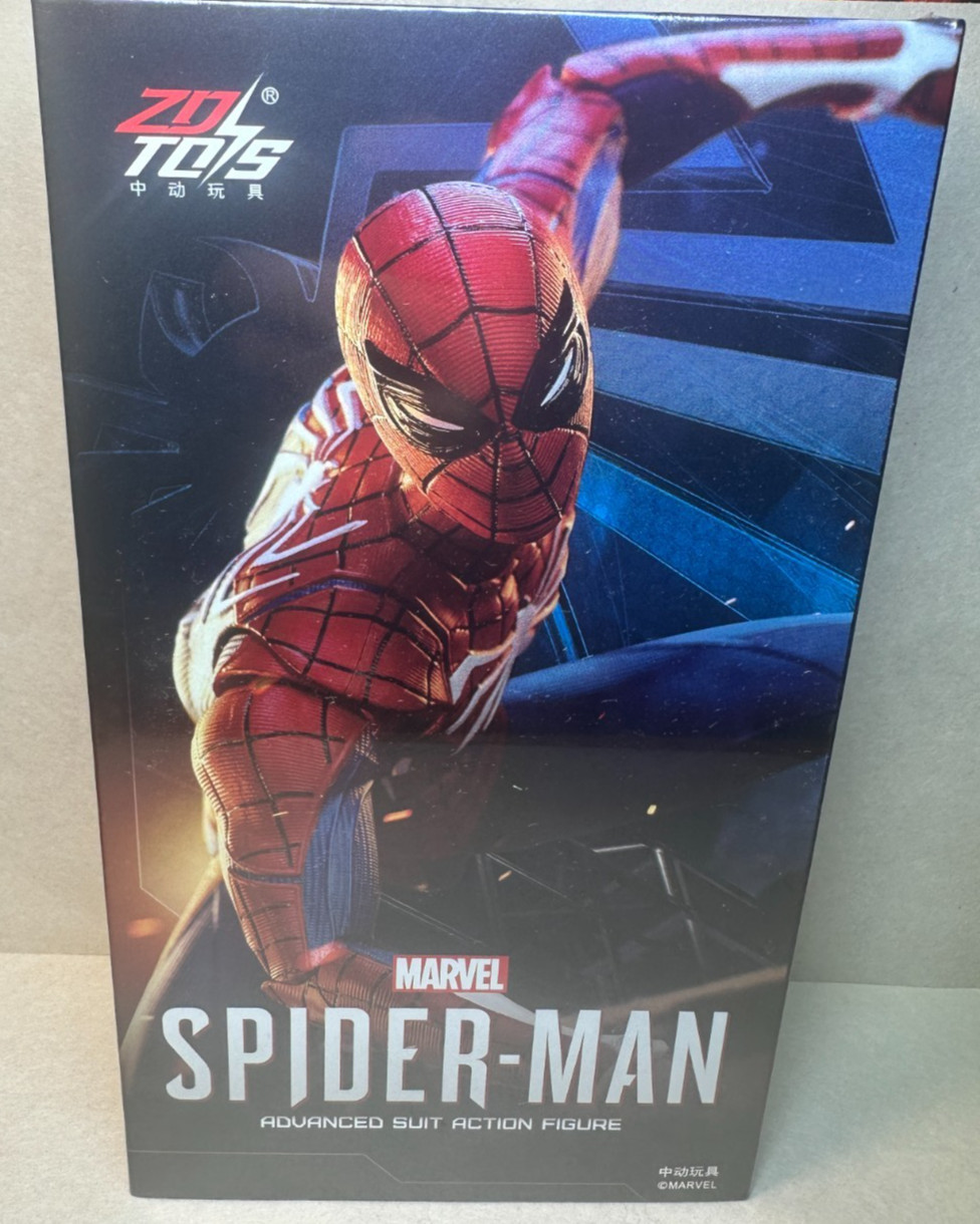 ZD Toys Marvel Spider-Man Advanced Suit Action Figure Brand New Peter Parker
