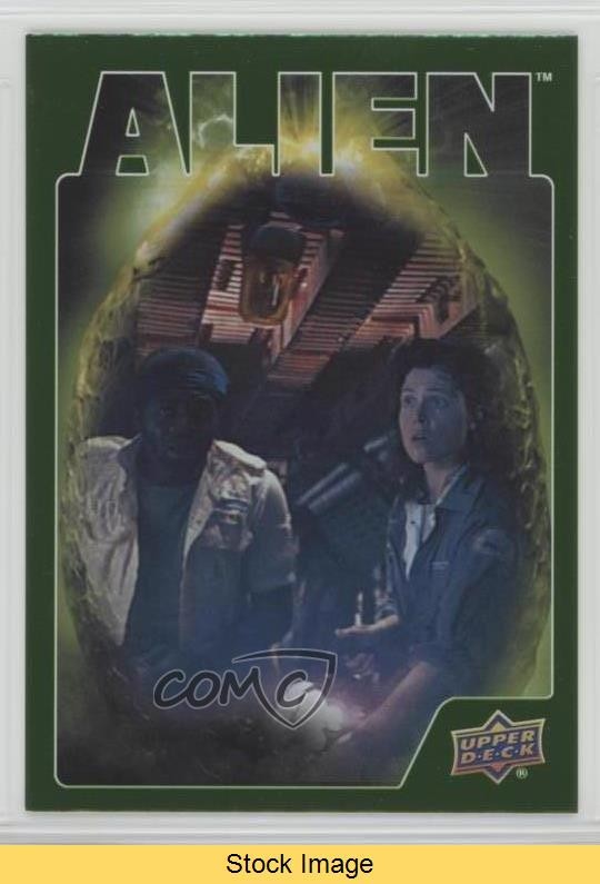 2017 Upper Deck Alien Movie Green Foil Retro Ellen Ripley Dennis Parker LEGGI p1l