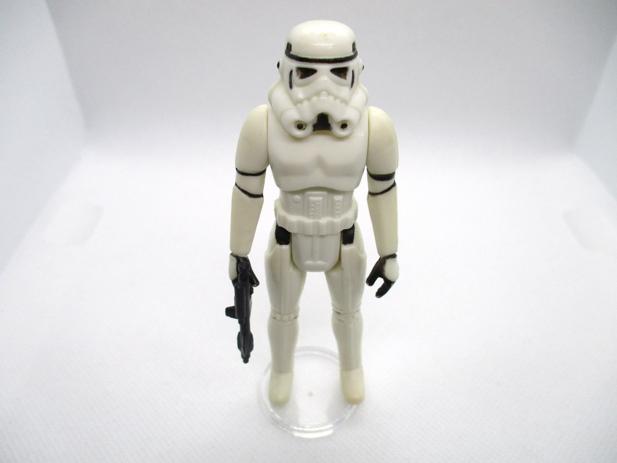 STORMTROOPER STAR WARS VINTAGE CON BLASTER ORIGINALE - OTTIMA VERNICIATURA 15.