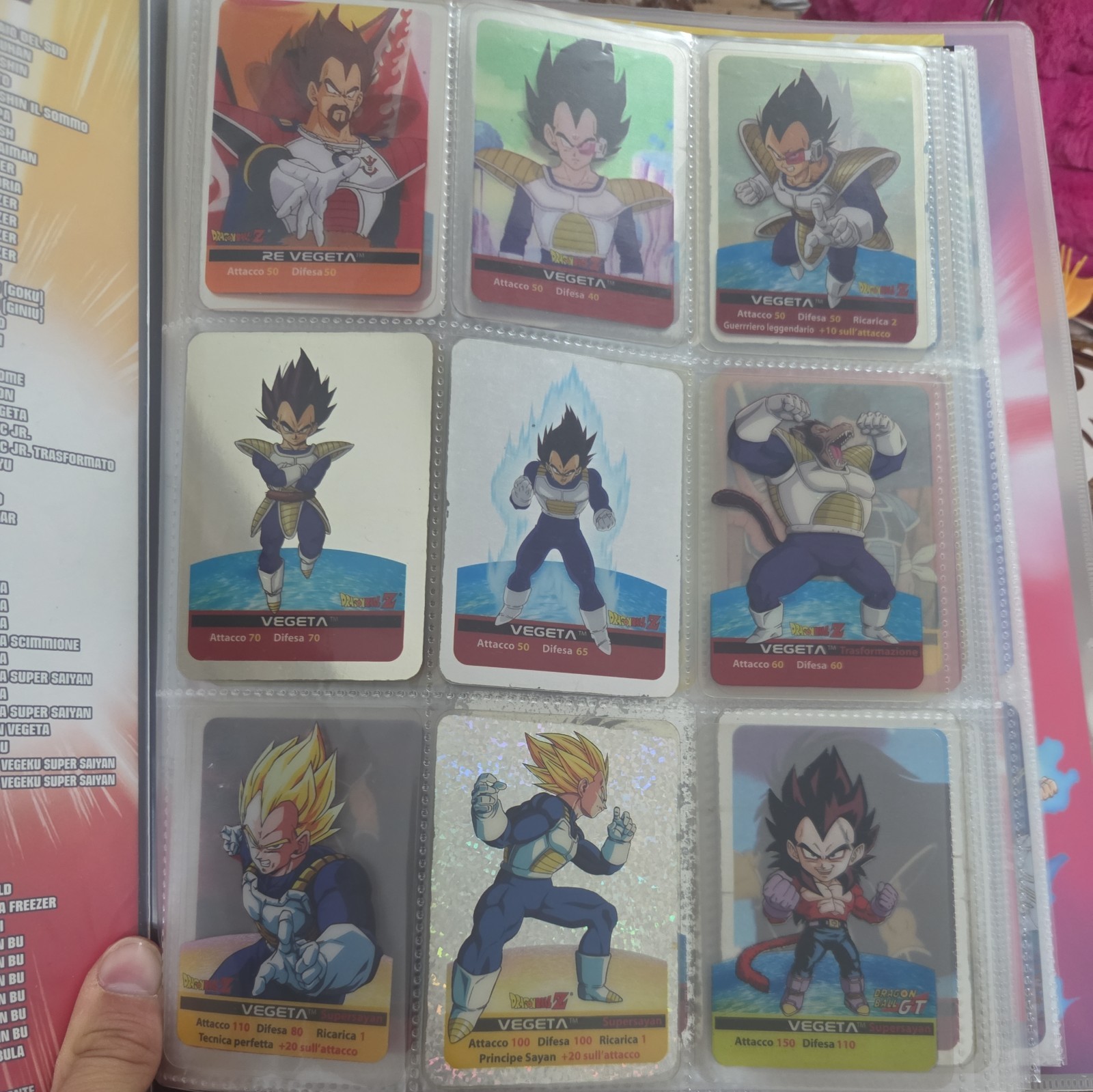 Dragon Ball Z Album quasi completoi