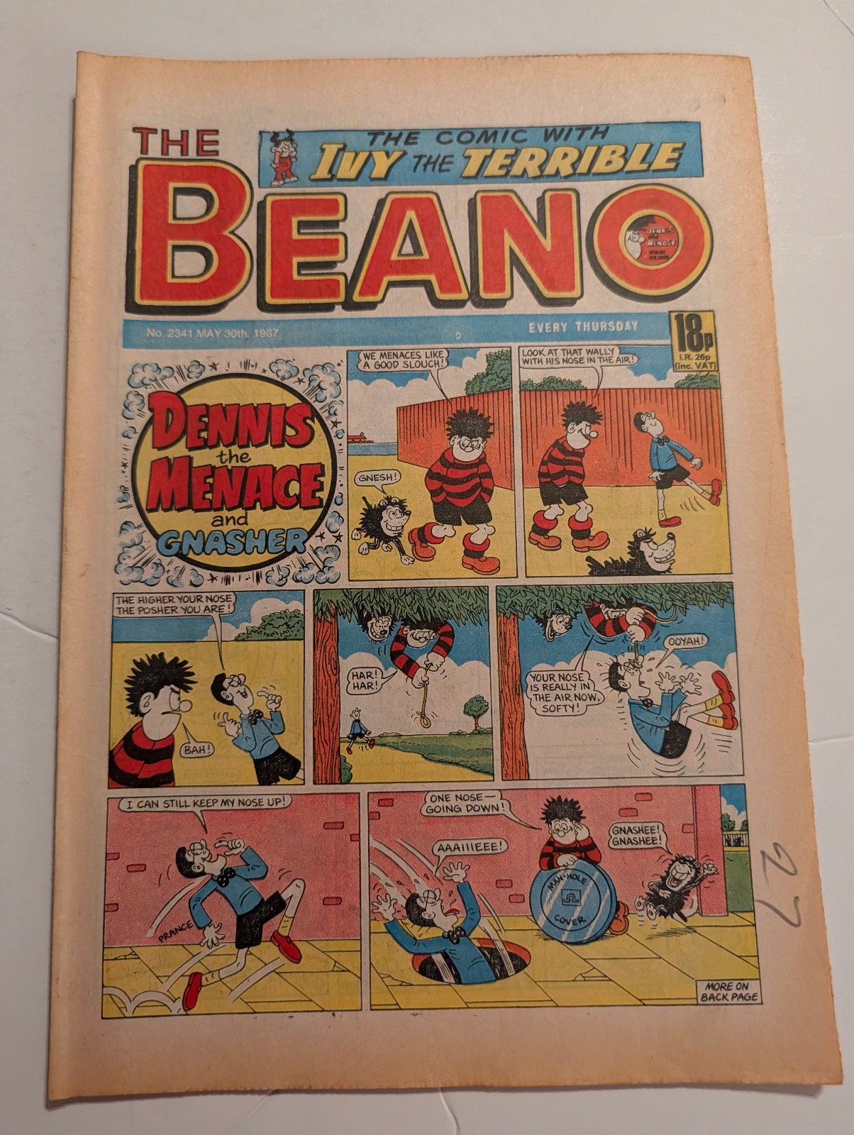 Beano Comic No 2341 May 30th 1987.