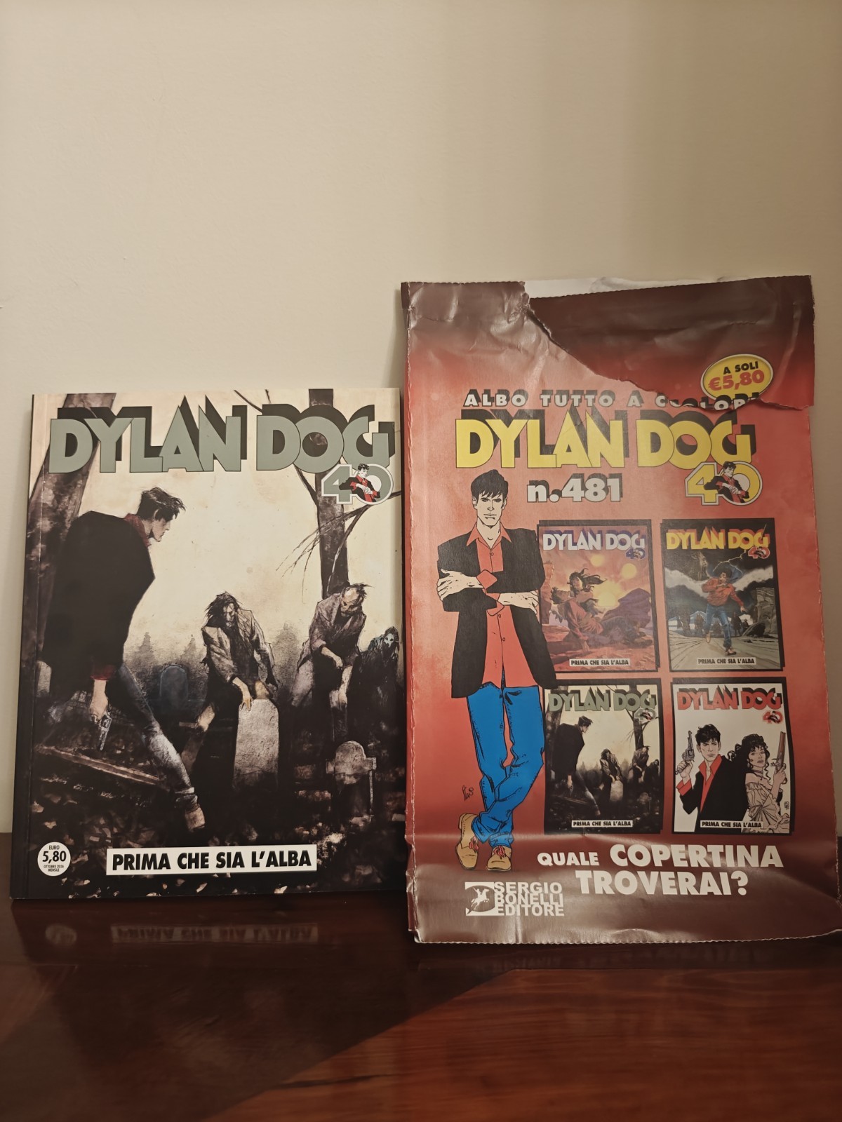 Dylan Dog n. 481 Prima che sia l'alba - VARIANT COPERTINA ROI