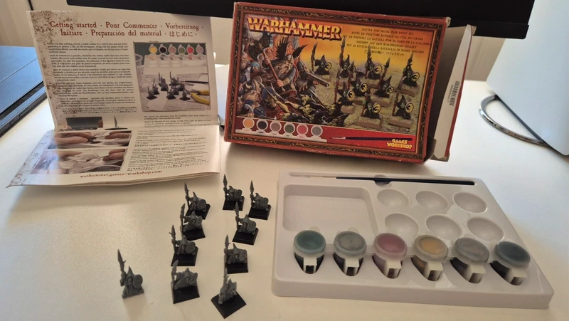 Warhammer Battle for Skull Pass Paint Set 60-11 – Games Workshop Citadel Vintage