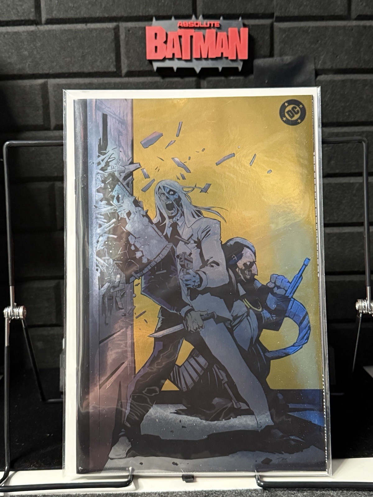ABSOLUTE BATMAN 21 DEXTER SOIA VARIANTE AVVOLGENTE ESCL-VERGINE GOLD FOIL LTD 600