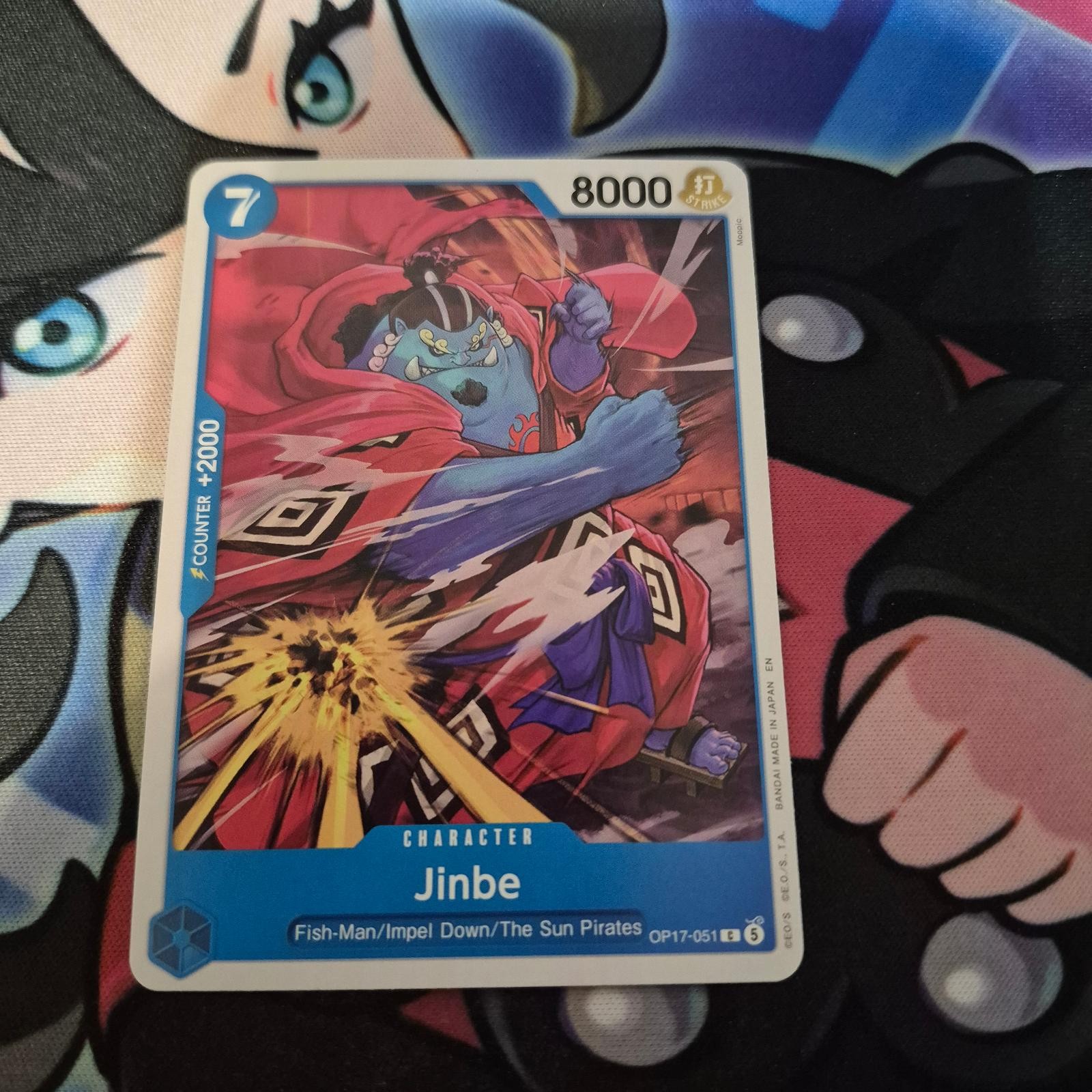 Jinbe (051) OP17-051 Common The World's Strongest Warriors One Piece Near Mint