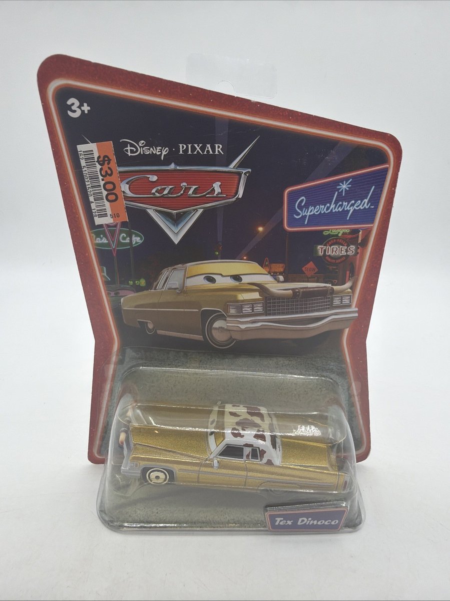 Disney Pixar Cars sovralimentato TEX DINOCO ~ NUOVO SIGILLATO!