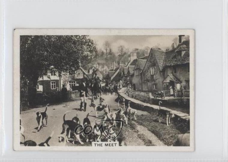 1938 Senior Service Our Countryside Tobacco The Meet #40 0f8