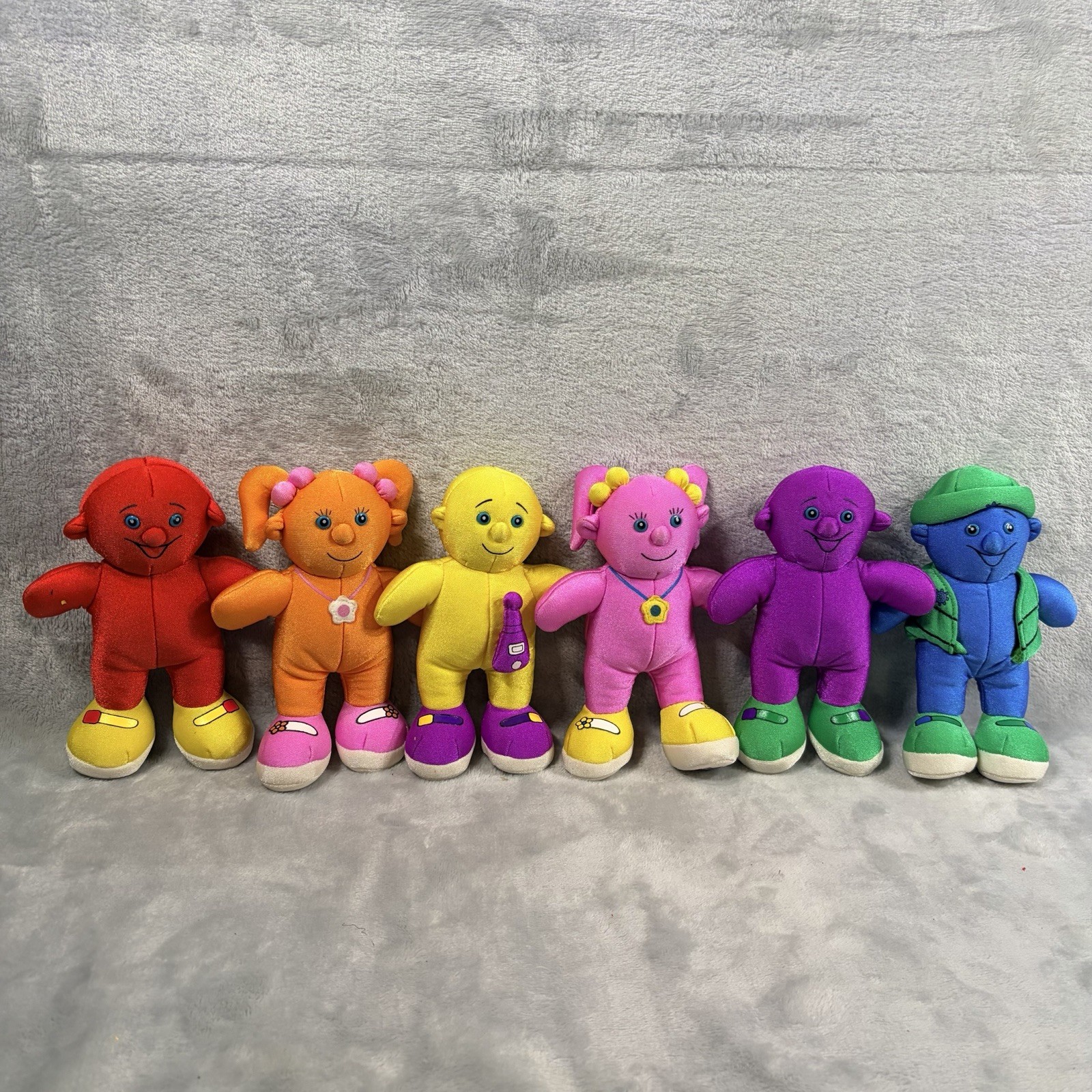 Jellabies Dolls Set di 6 • 1998 • Personaggi CGI 3D Cartoon TV Show
