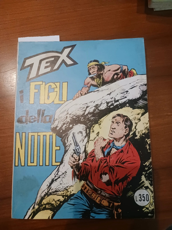 Fumetto collana Tex Gigante ep.50 del aprile 1968, titolo 'I figli della notte'