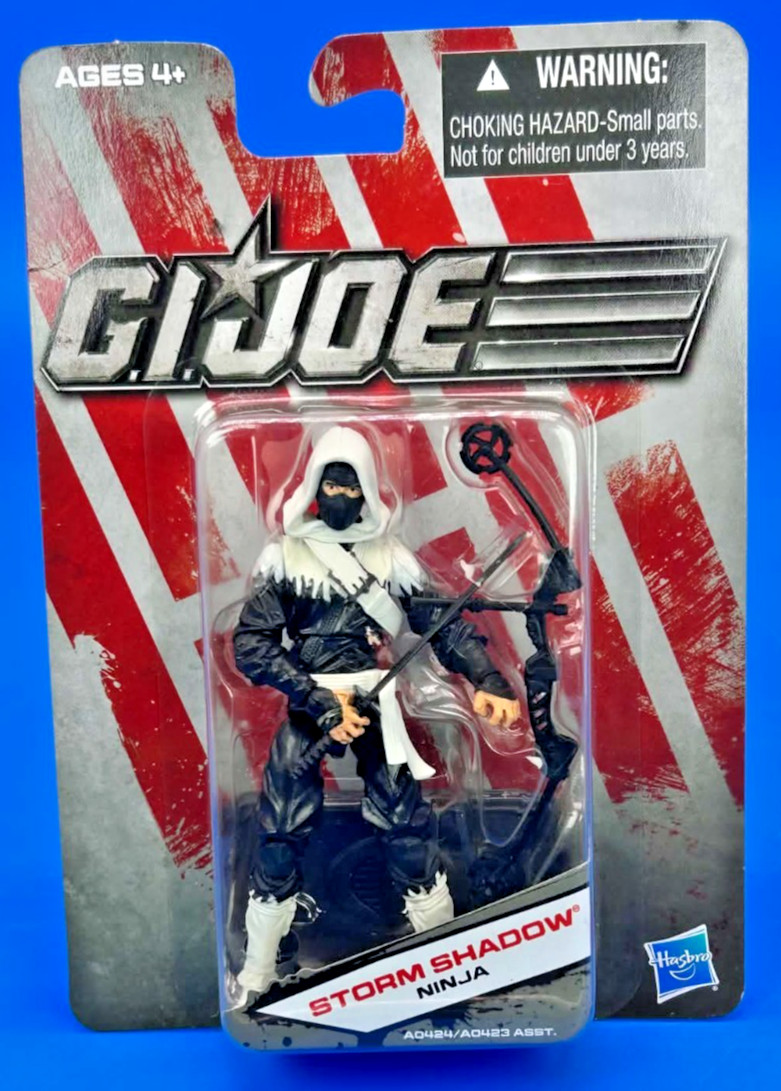 G.I. FIGURINA JOE 3,75" STORM SHADOW (OUTFIT NERO) HASBRO 2011 DOLLARO GENERALE