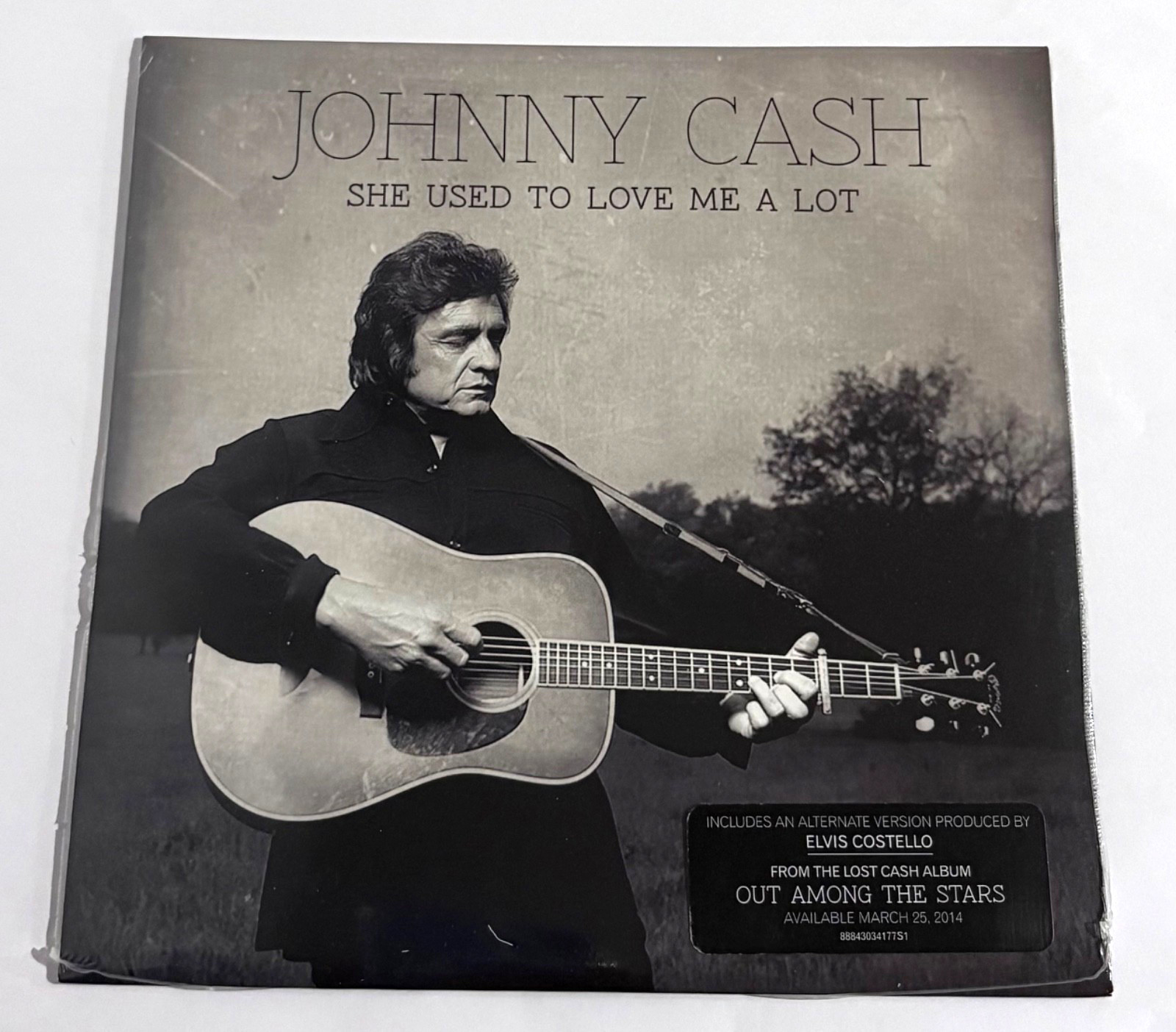 Johnny Cash She Used To Love Me A Lot 7" Vinyl 45 Elvis Costello Sealed 2014