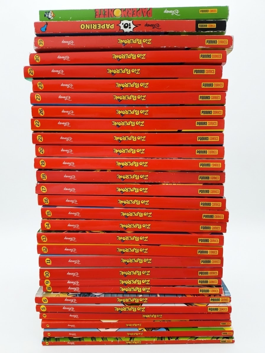 Lotto fumetti Zio Paperone Panini Comics + Papermonete E Io Paperino 29 Volumi