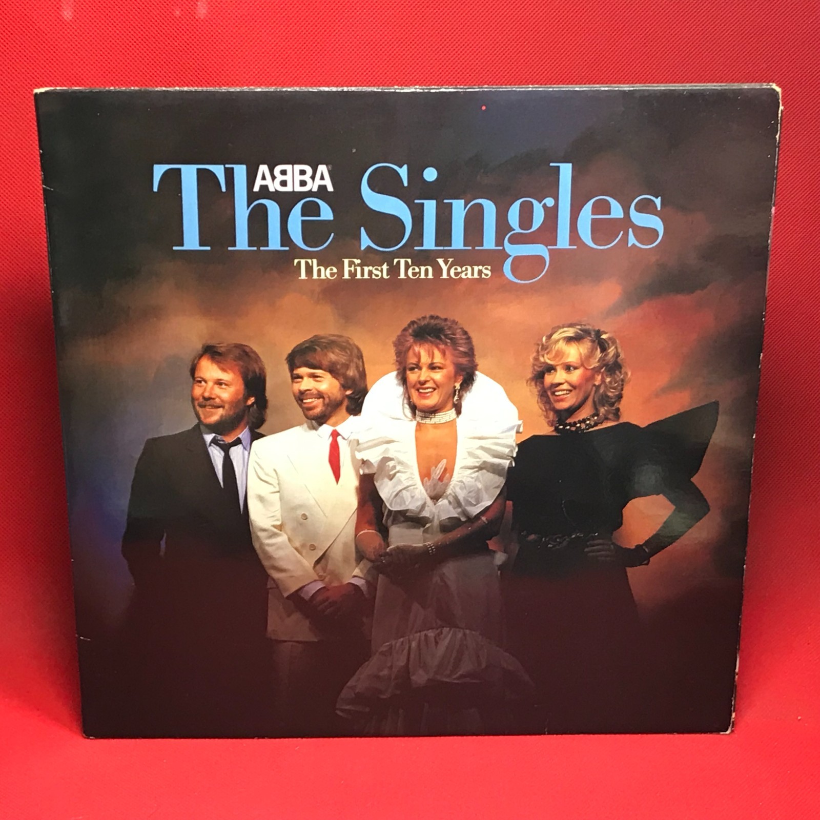 ABBA The Singles The First Ten Years 1982  Double Vinyl LP Epic record best of ~