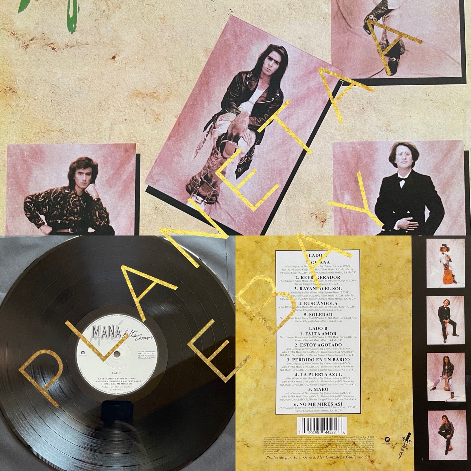 Never Played - MANA - LP "FALTA AMOR Vinyl