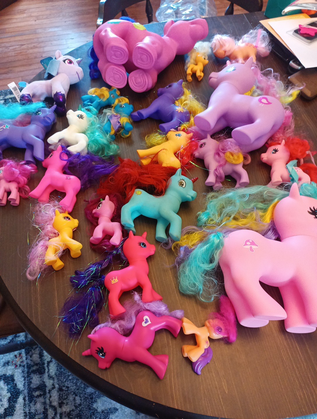 22 My Little Ponies Various Sizes And Colors