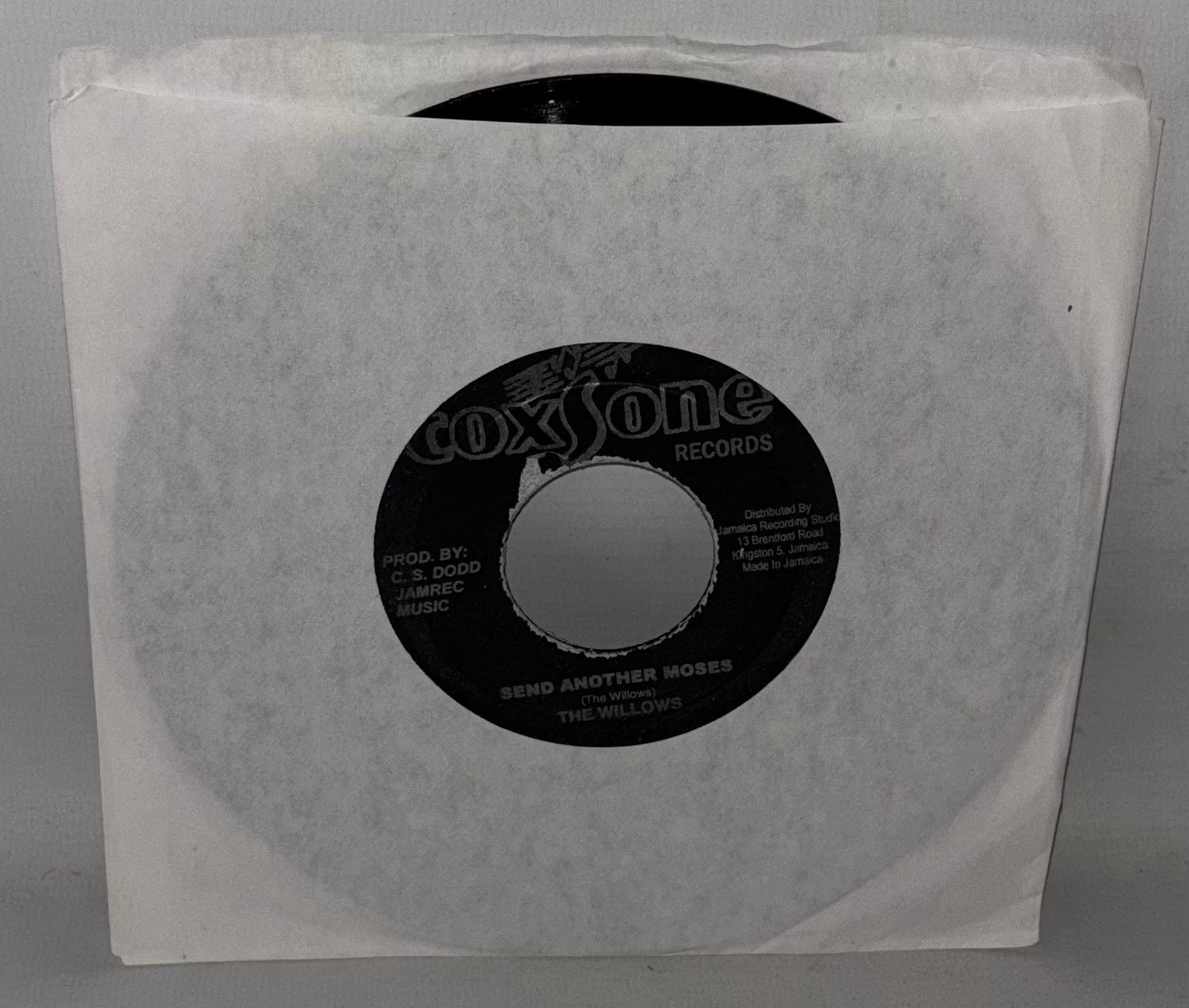 The Willows - Send Another Moses - Jamaica Vinyl 7" Single - Coxsone Records