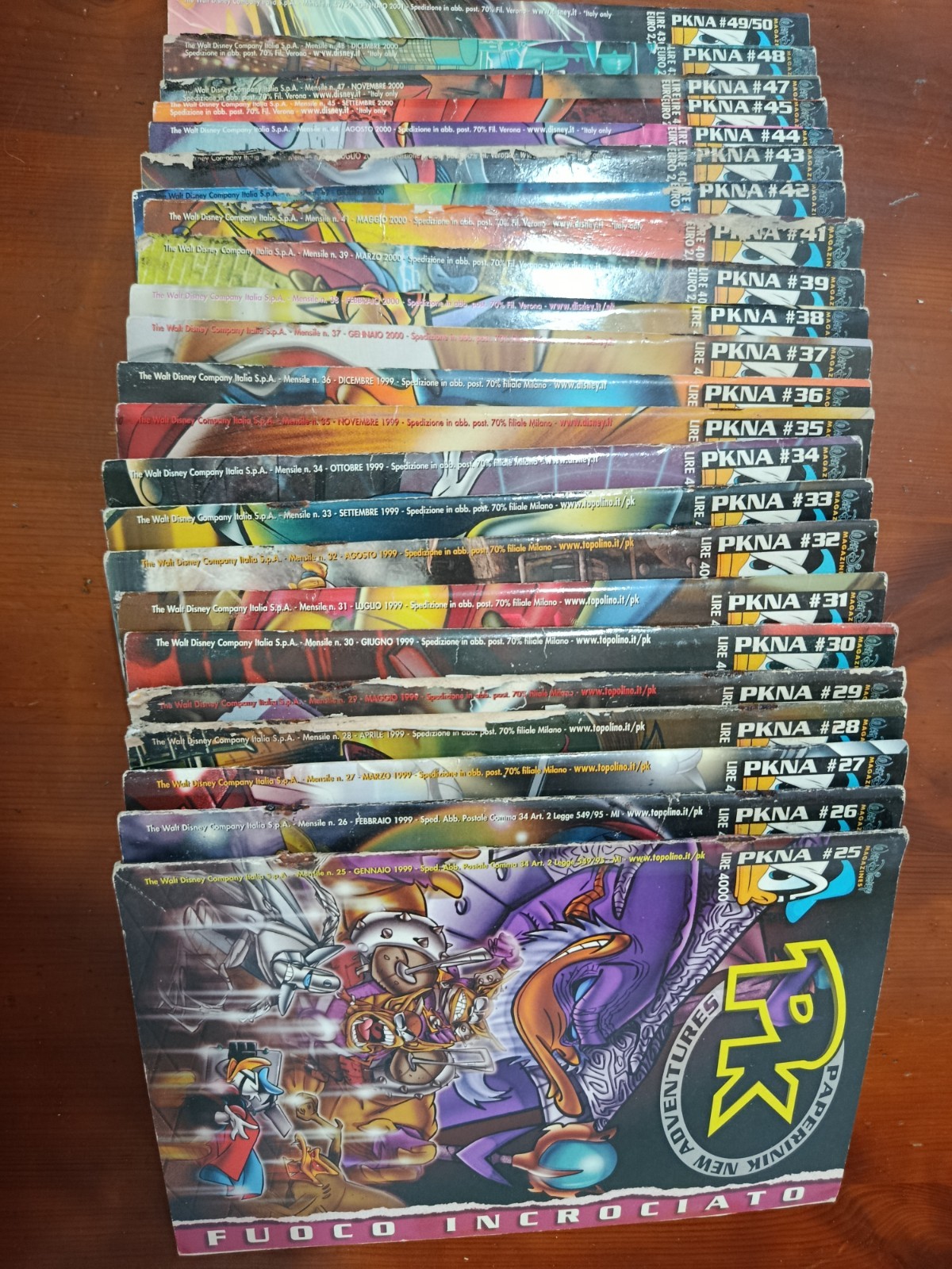 Disney PKNA PK lotto fumetto n. 25-50 1999-2000 Italiano Fumetti italiani