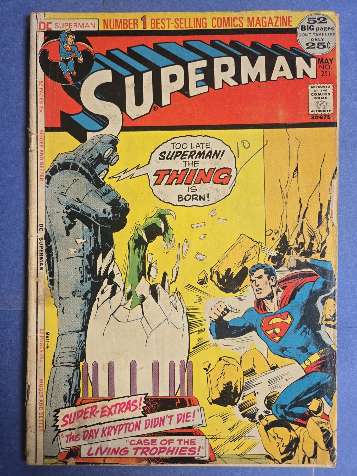 DC COMICS - SUPERMAN - VOLUME 1 - # 251 - MAGGIO 1972 - ETÀ DEL BRONZO