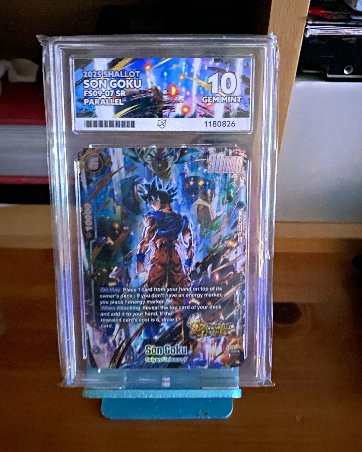 UI Goku   - FS09-07 ALT SR* Promo - ACE 10 - Perfect Sub grades Low POP