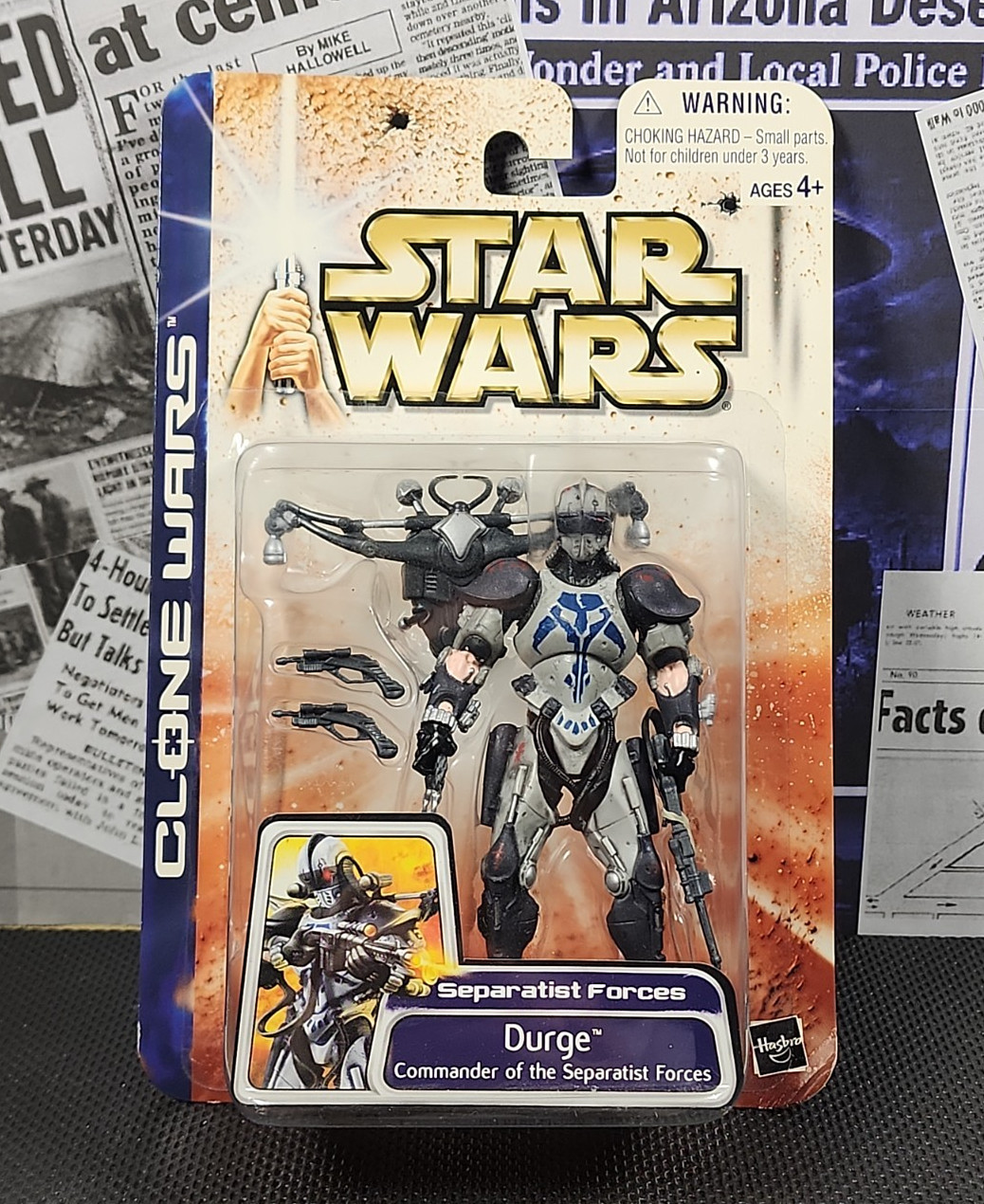 Star Wars Modellino Clone Wars Durge Comandante delle Forze Separatiste SW