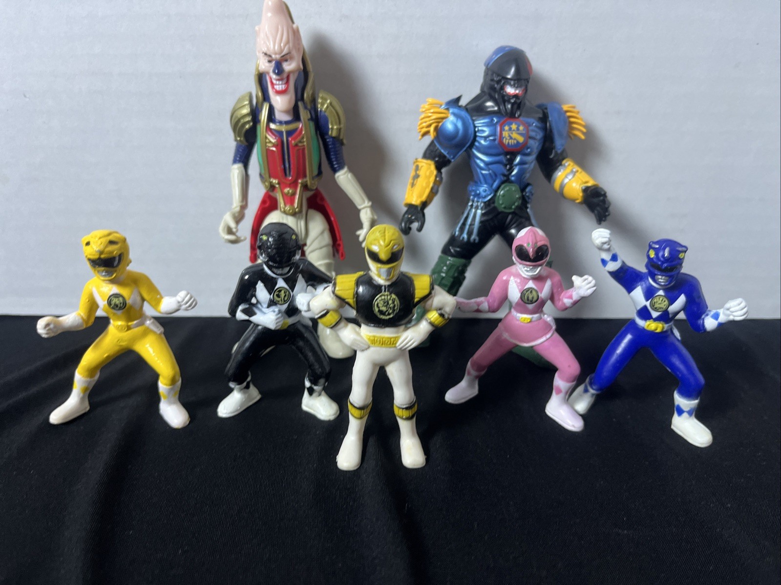 Lotto giocattoli vintage 94-97 Power Rangers PVC Turbo Hammeron Turbo Elger 5 Power Rangers