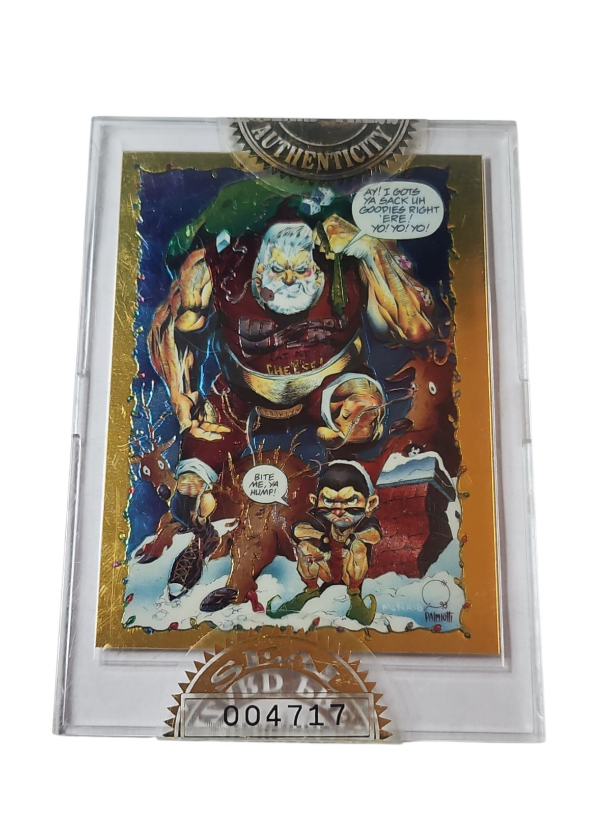 Wizard Magazine Serie Speciale ORO Vigilia di Natale a Brooklyn #004717 Autentico 
