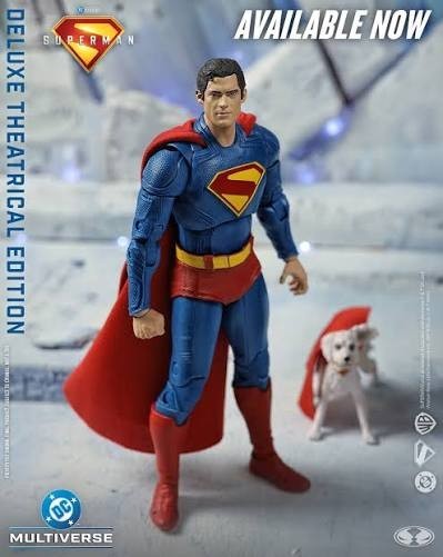 Mcfarlane Superman & Crypto Deluxe Theatrical Edition DC Multiverse