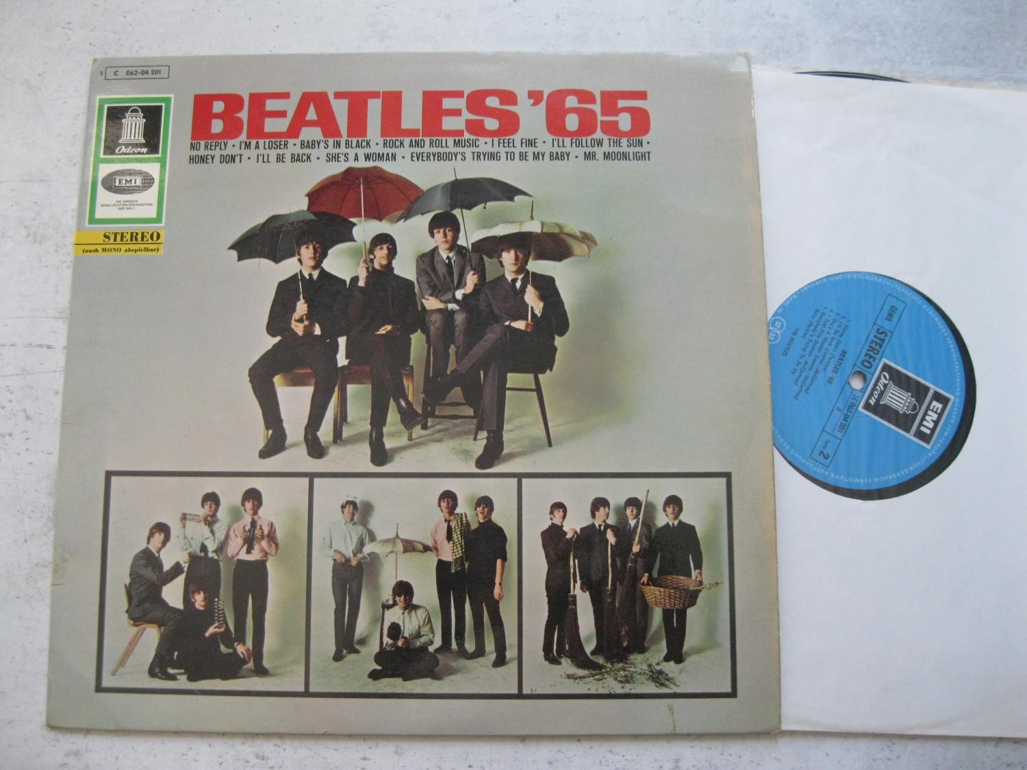 LP The Beatles – Beatles '65 von 1969 Odeon – 1C 062-04 201 Germany