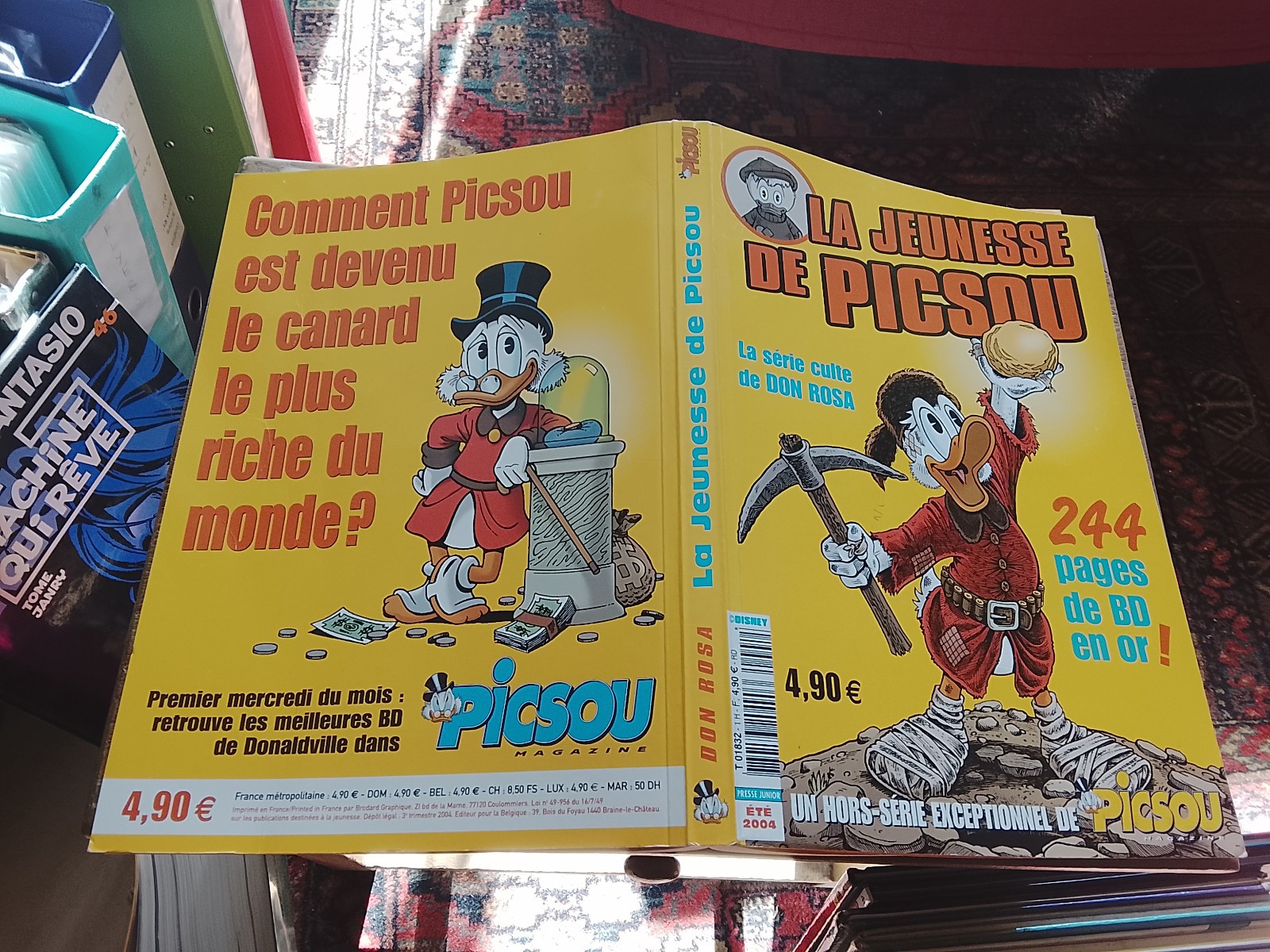 la jeunesse de Picsou 1H été 2004 TBE