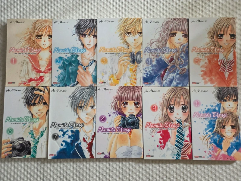 Namida Usagi – Intégrale Tomes 1 à 10 (Série Complète) - Ai Minase / Panini Manga